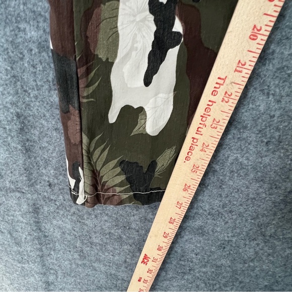 VENTI6 Jogger Pants Eastic Waist Floral Camo Stretch Size Medium - Picture 10 of 12